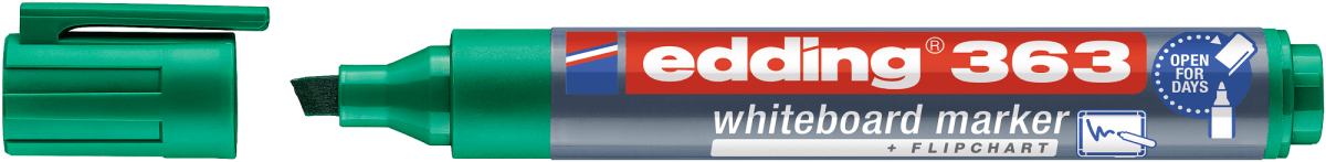 Marcador pizarras blancas Edding 363 Verde1