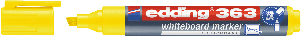 Marcador pizarras blancas Edding 363 Amarillo1