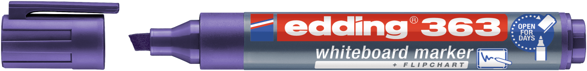 Marcador pizarras blancas Edding 363 Violeta1