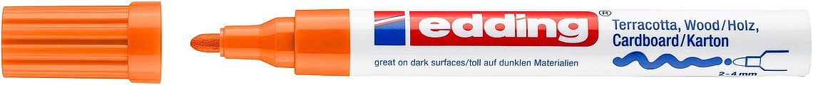 Marcador Decorativo Edding E-4000 Naranja1