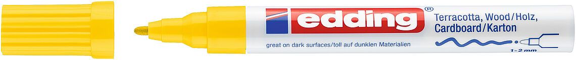 Marcador Decorativo Edding E-4040 Amarillo1