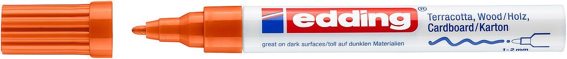 Marcador Decorativo Edding E-4040 Naranja1