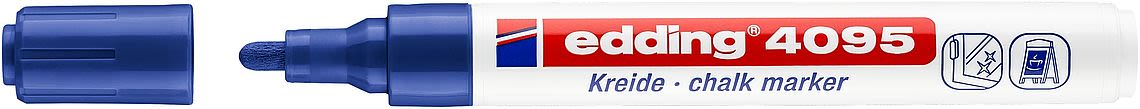 Marcador de tiza edding 4095 Azul1