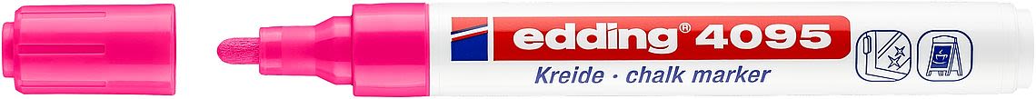 Marcador de tiza edding 4095 Rosado Fluor1