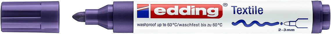 Marcador textil Edding E-4500 Violeta1