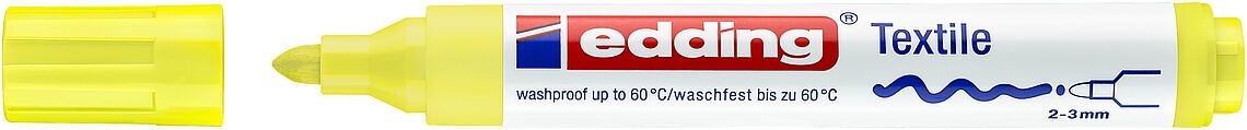 Marcador textil Edding E-4500 Amarillo Fluo1