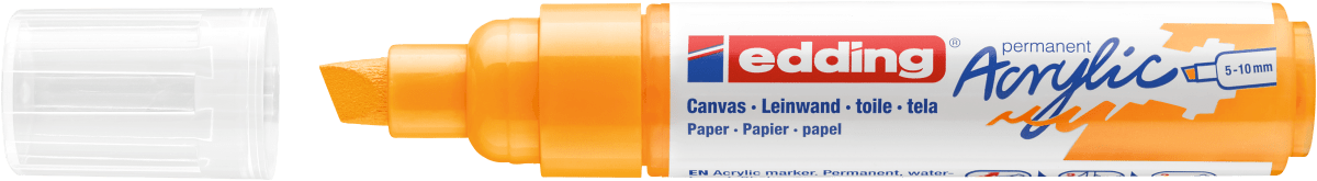 Marcador Acrílico trazo grueso Edding e-5000 Amarillo sol2