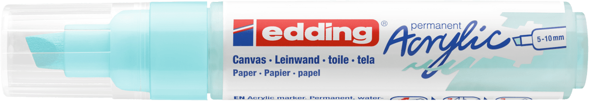 Marcador Acrílico trazo grueso Edding e-5000 Azul Pastel1