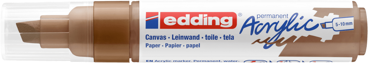 Marcador Acrílico trazo grueso Edding e-5000 Avellana1