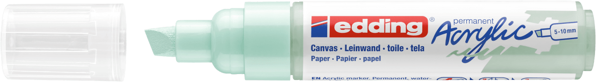 Marcador Acrílico trazo grueso Edding e-5000 Menta2