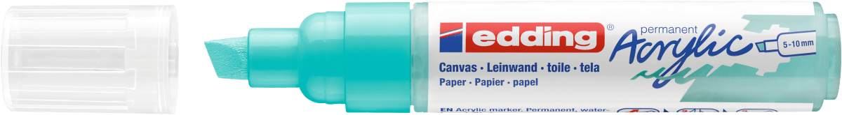Marcador Acrílico trazo grueso Edding e-5000 Turquesa2
