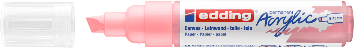 Marcador Acrílico trazo grueso Edding e-5000 Malva2