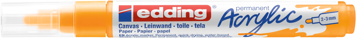 Marcador Acrílico trazo medio Edding e-5100 Amarillo sol1