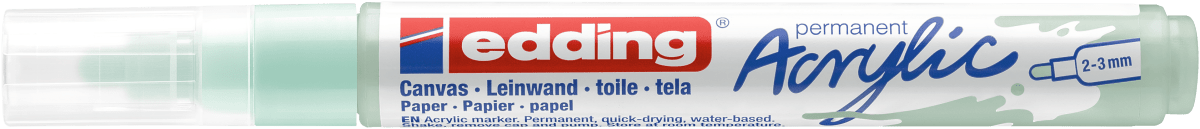 Marcador Acrílico trazo medio Edding e-5100 Menta1