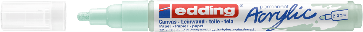 Marcador Acrílico trazo medio Edding e-5100 Menta2