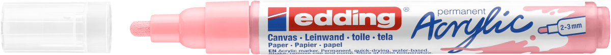 Marcador Acrílico trazo medio Edding e-5100 Malva2