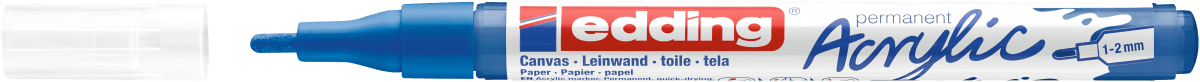 Marcador Acrílico trazo fino Edding e-5300 AzuL2