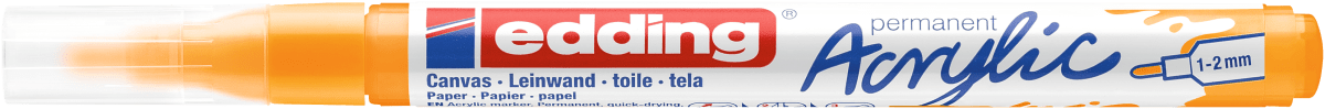 Marcador Acrílico trazo fino Edding e-5300 Amarillo sol1