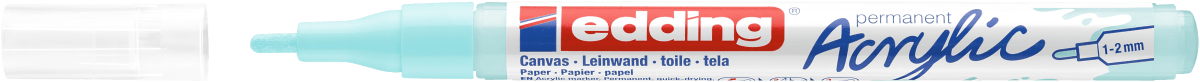 Marcador Acrílico trazo fino Edding e-5300 Azul Pastel2