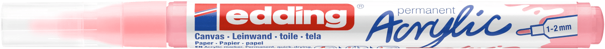 Marcador Acrílico trazo fino Edding e-5300 Malva1