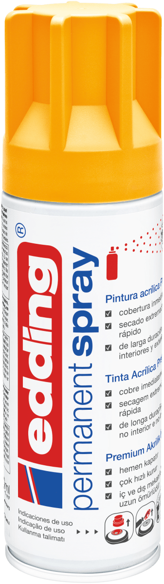 Spray permanente de pintura acrílica de alta gama Edding E-5200 Sol Mate1