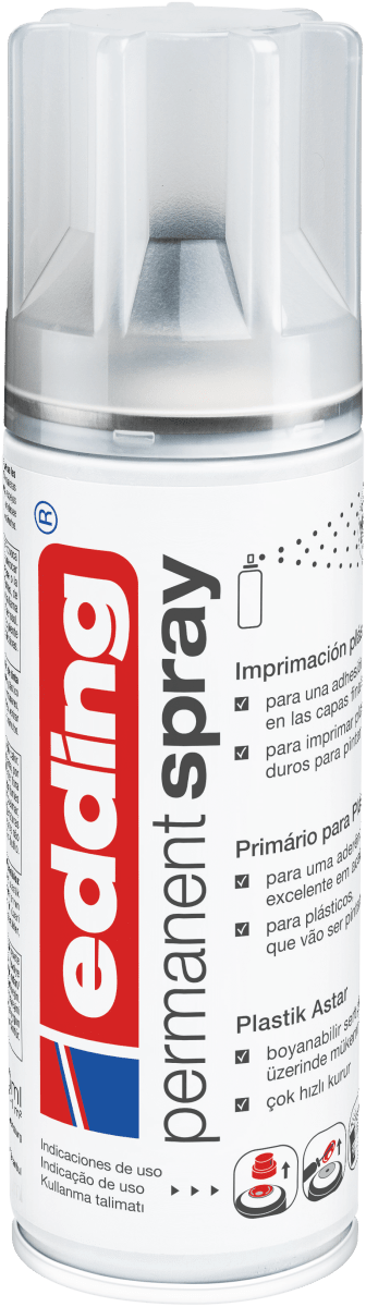Spray Permanente imprimante para plástico Edding E-52001