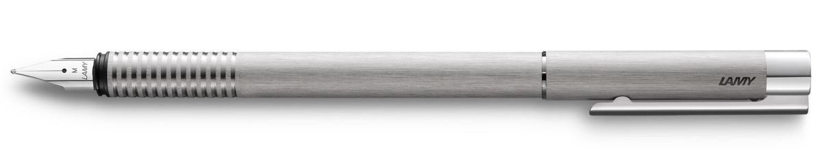 Pluma Lamy Logo, Silver Brushed1