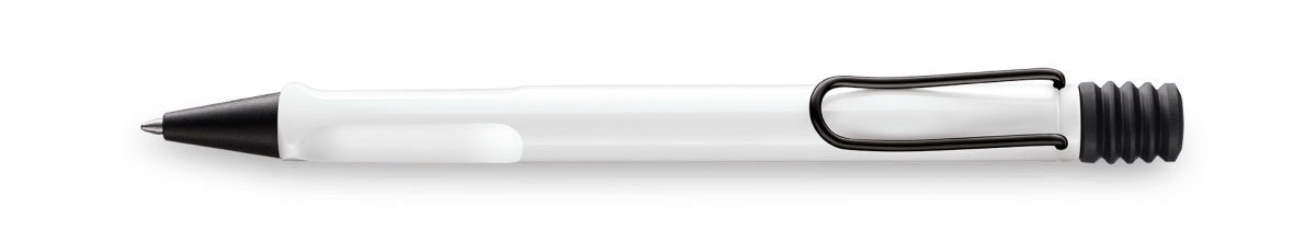 Boligrafo Lamy Safari blanco-negro1