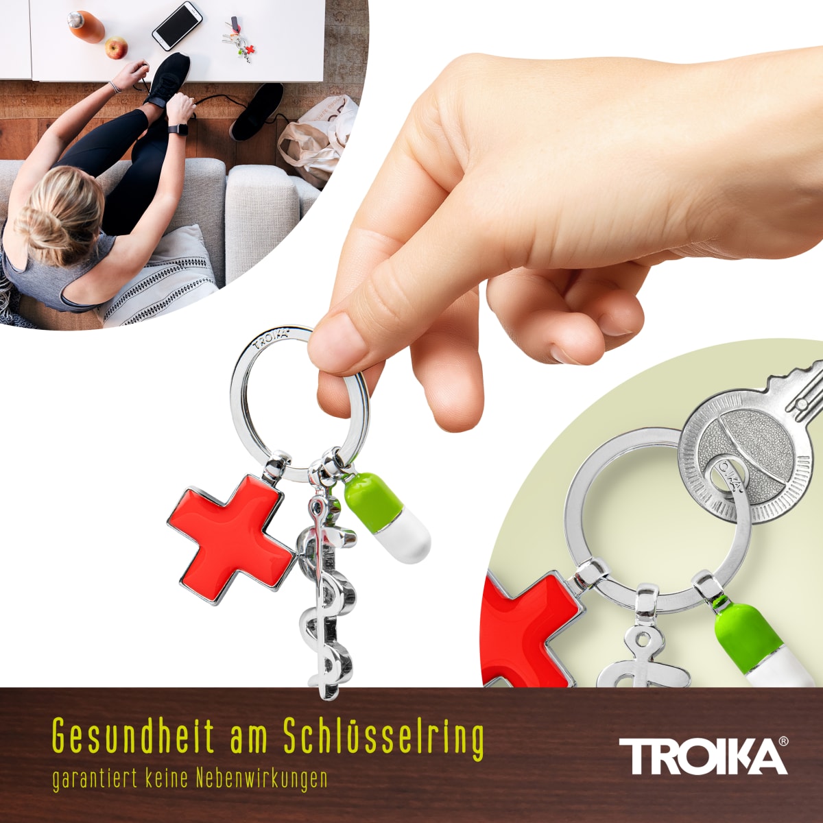 Llavero Troika diseño Medicina 1