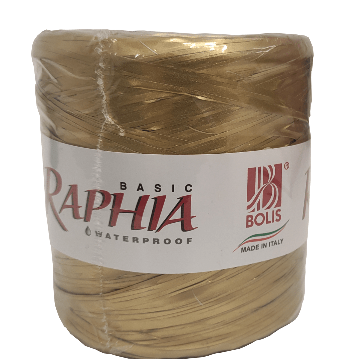 banda y envoltura retráctil raphia Dorada 200m1