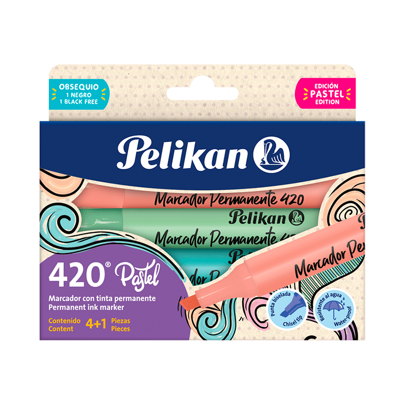 Marcador Permanente 420 SURTIDO – CJ5 UNID1