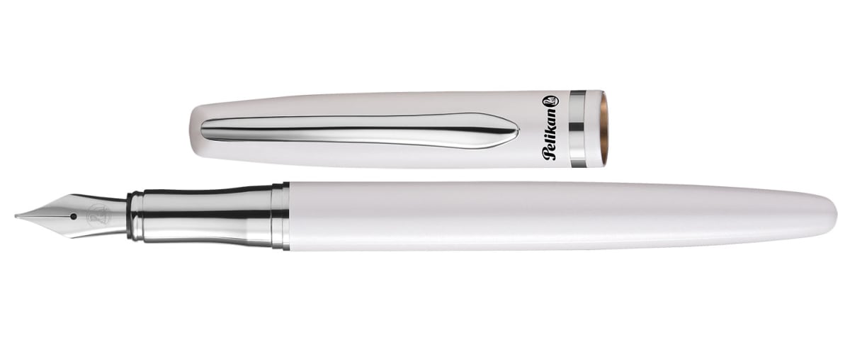 Pluma Pelikan Jazz Elegance Blanco1