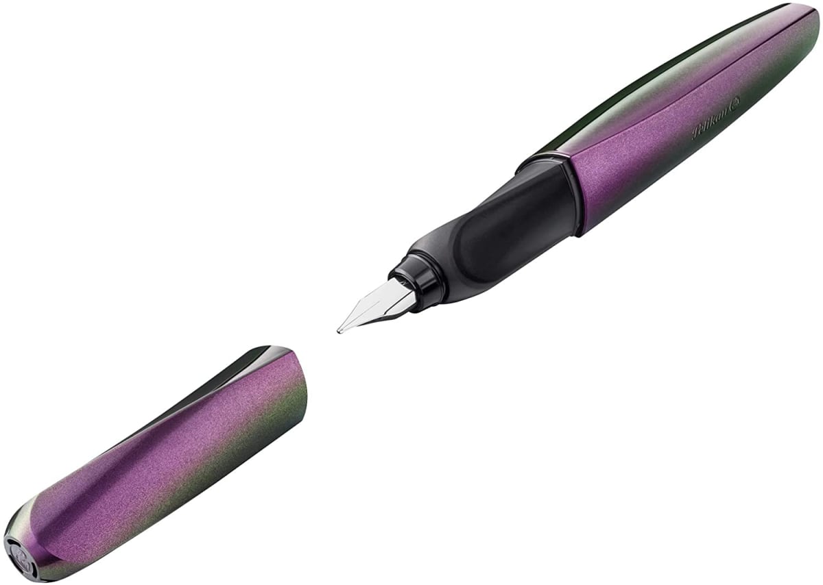 Pluma Pelikan Twist Shine Mystic Tornasol Morado3