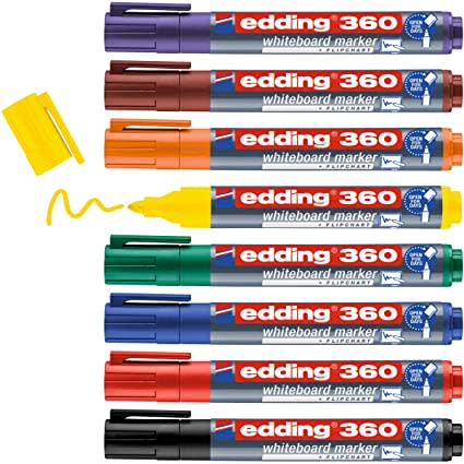 Marcador para pizarras blancas Edding 360 Celeste3