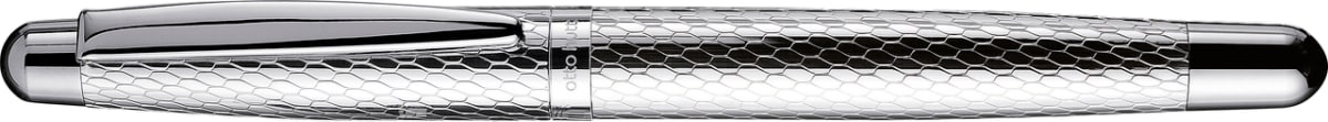 Rollerball Otto Hutt D02 Plata 925 Guilloche Plata1