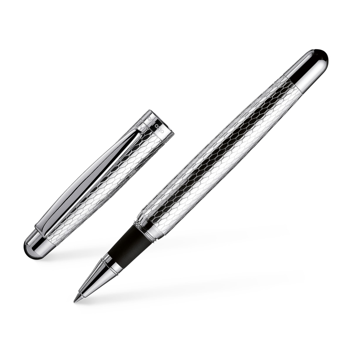 Rollerball Otto Hutt D02 Plata 925 Guilloche Plata2