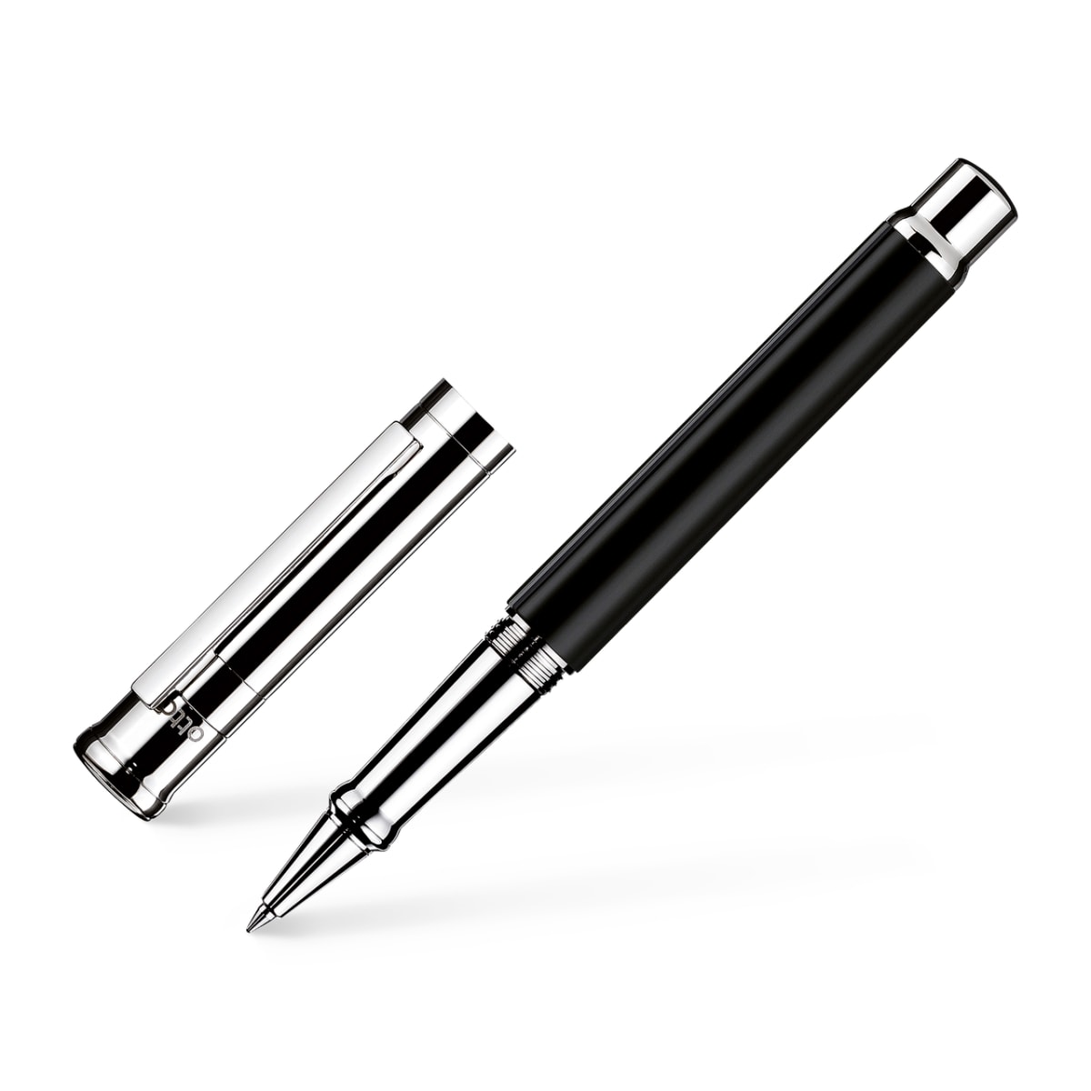 Rollerball Otto Hutt D04 Negro Lacado Acabado Brillante2