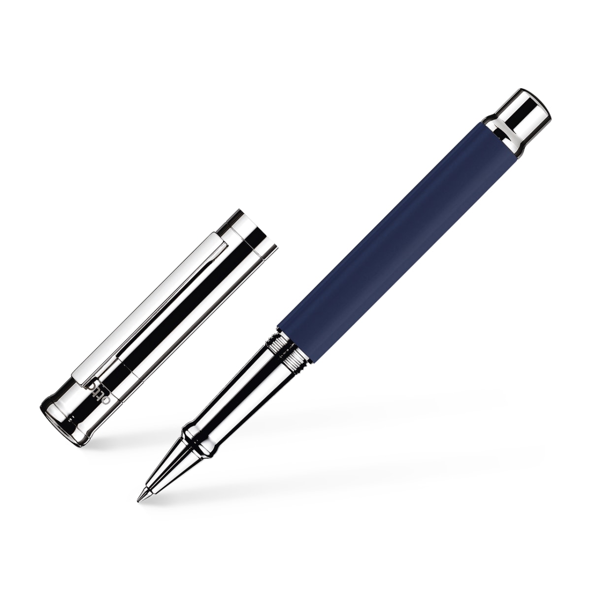 Rollerball Otto Hutt D04 Azul Lacado Acabado Brillante2