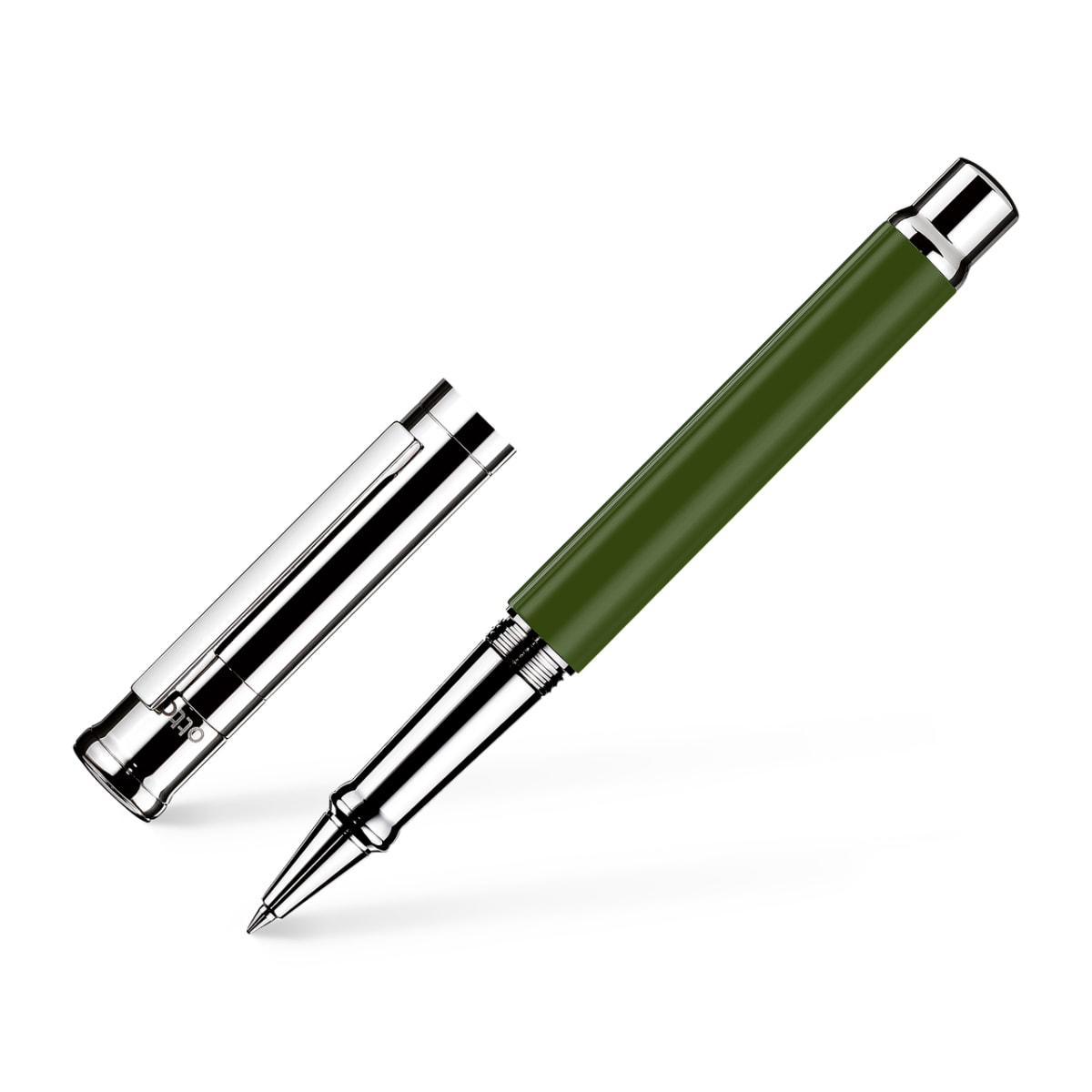 Rollerball Otto Hutt D04 Verde Lacado Acabado Brillante2