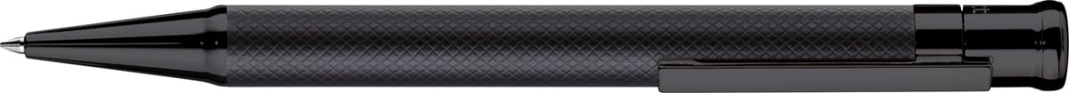 Bolígrafo Otto Hutt D04 Negro Lacado Mate Guilloche1