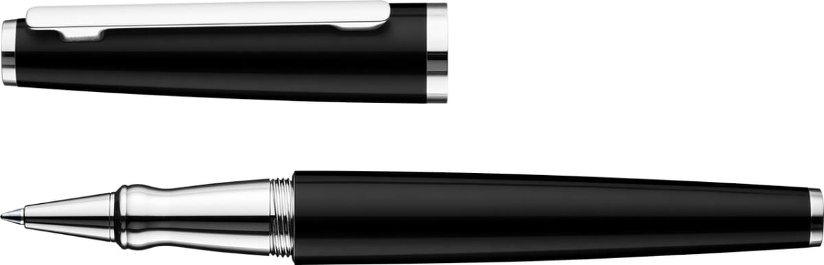 Rollerball Otto Hutt D06 Negro acabado brillante3