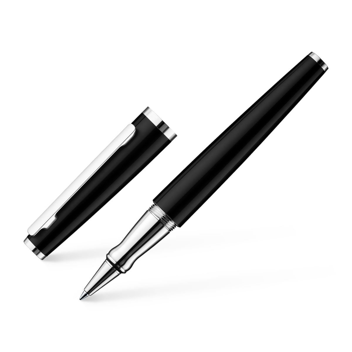 Rollerball Otto Hutt D06 Negro acabado brillante2