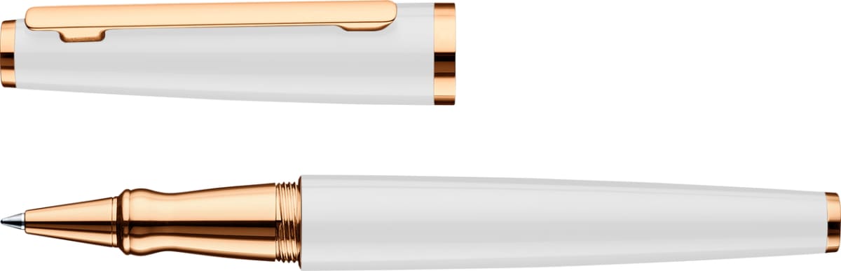 Rollerball Otto Hutt D06 Blanco Acabado Brillante3
