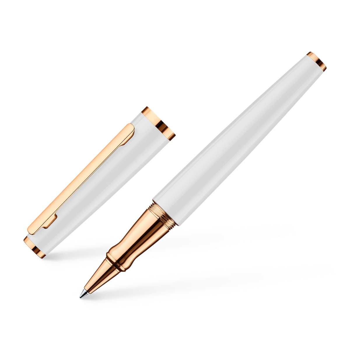 Rollerball Otto Hutt D06 Blanco Acabado Brillante2