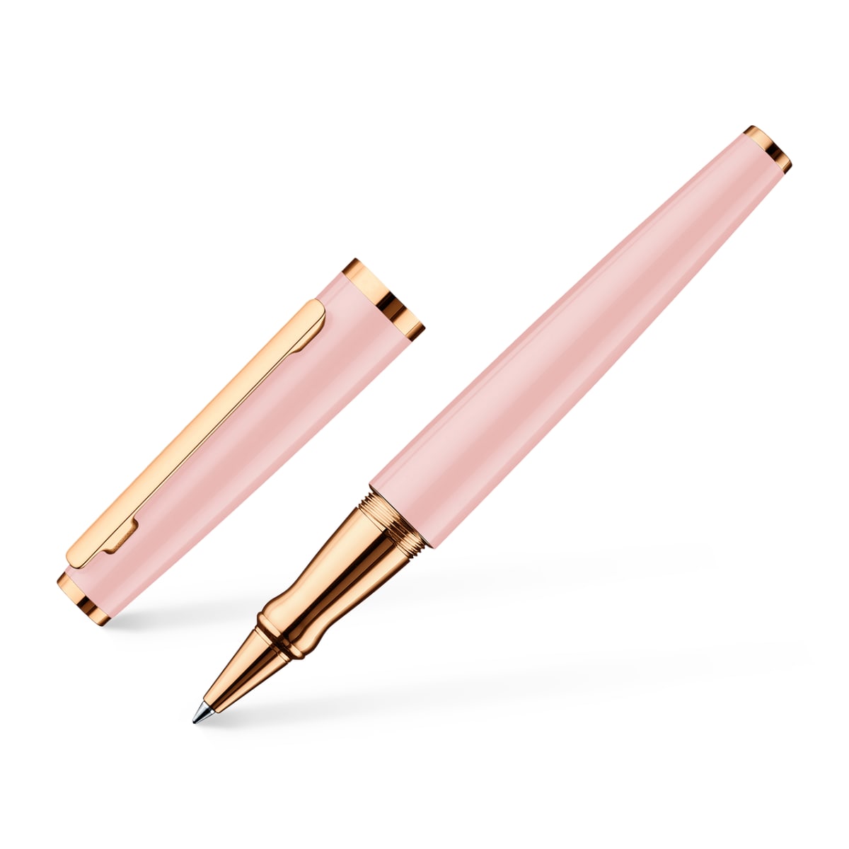 Rollerball Otto Hutt D06 Rosado Acabado Brillante2