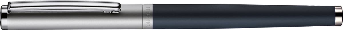 Pluma Fuente Otto Hutt D01 F Azul Lacado Capuchón Rutenio1