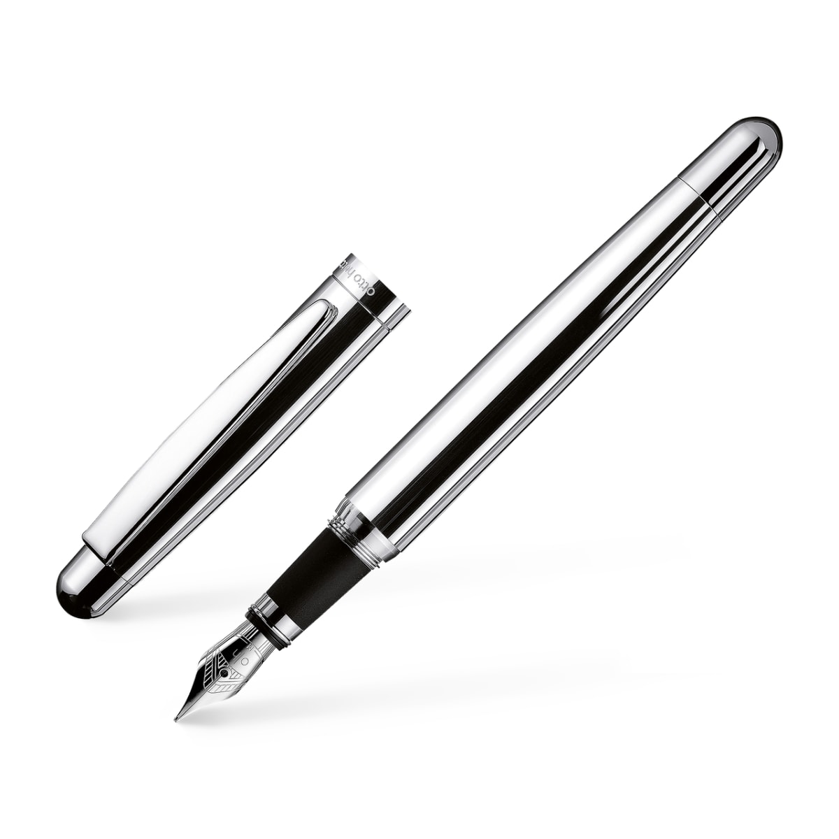 Pluma Fuente Otto Hutt D02 M Plata 9252