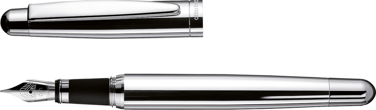 Pluma Fuente Otto Hutt D02 M Plata 9253