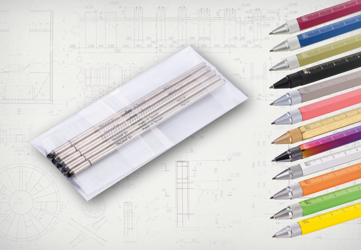 Repuesto Troika de cartucho para boligrafo de Construccion2