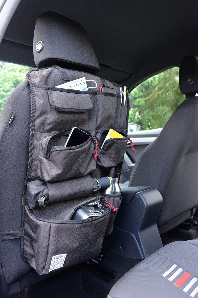 Organizador Troika  de asiento trasero de automóvil Tamaño 41x60 cm6